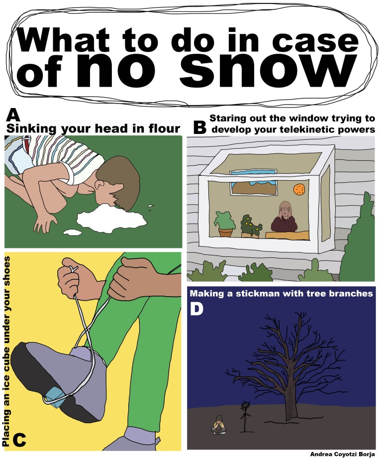What to do in case of no snow